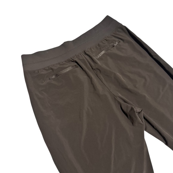 Athleta Nolita Ankle Cropped Tapered Pant Slim Casual Athleisure Brown Size 20 - Picture 3 of 6